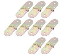 8 Uds bisagra de solapa for mesa muebles ocultos bisagras de gabinete plegables DIY soportes de soporte ocultos multifuncionales 70 * 30mm