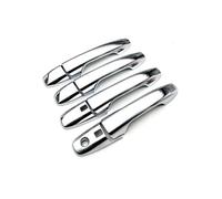 8 Uds. Cubierta Cromada Plateada Para Manija De Puerta Exterior Coche Moldura Marco Pegatina Para Yaris Para Ativ Para Vois 2022 2023 LHD