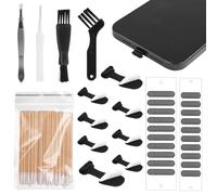 8 Uds Cubierta USB C, Tapón Antipolvo USB Tipo C Tapón Antipolvo USB C Antipérdida Cubiertas Antipolvo para Puerto USB C con Calas de Malla para Altavoz para iPhone 15 Plus Pro MAX Samsung