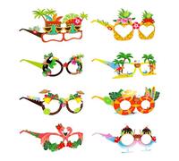 8 Uds. Gafas De Fiesta, Decoraciones Para Fiestas De Verano, Gafas Para Fotos De Fiesta, Accesorios Para Gafas De Disfraz, Accesorios Para Fotos