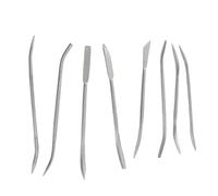 8 Uds limas madera y escofinas doble punta, juego limas carpintería Riffler, herramientas para tallado y lijado profesional