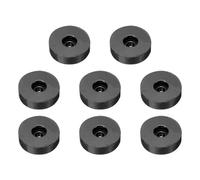8 Uds. Parachoques de almohadilla de pie amortiguadora de vibración de avellanador de varios tamaños(1" OD x 0.2" ID)
