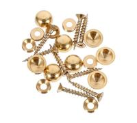 8 Uds. Tapas de cubierta tornillo cobre 13/15mm, espejo cristal for mesa té, tornillos fijación planos for publicidad, arandelas for clavos(13mm)