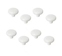 8 Un. TIRADOR Pomo Porcelana blanco para Mueble - Diámetro 31MM