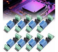 8 unidades 3 V 1 canal Relais Power Switch Board, módulo de interruptor de relé de 1 canal, disparador de alto nivel con optoacoplador optoaislante, para placa de desarrollo IOT ESP8266