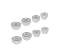 8 Unidades de Almohadillas de Silicona para los Sennheiser Momentum True Wireless 3 TWS Almohadillas para Auriculares: Accesorios de Recambio (10 mm, 11 mm, 13 mm, 14 mm), Blanco