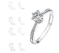 8 unidades de anillos reductores invisibles, reductor de anillos de silicona, ajustador, anillos de reducción, anillos ajustados, anillos de inserción de anillos, reductor de anillos, juego propio