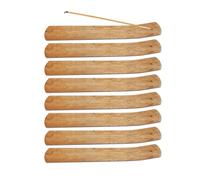 8 unidades de soportes para incienso de madera, portavelas de incienso, quemador de incienso de madera, soporte para varillas de incienso, recolector de cenizas, recolector de cenizas volcánicas,