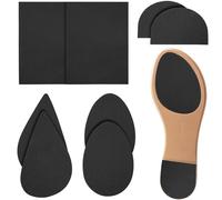 8 unidades de suela de goma para pegar antideslizante, almohadillas antideslizantes para zapatos negras, suelas para zapatos de cabaña, 4 estilos, para zapatos y tacones altos