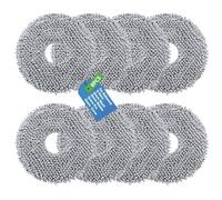 8 unidades de toallitas para robot Roborock Saros 10R/Q Revo/Qrevo Pro/Qrevo S/Qrevo Master/Qrevo Slim/Qrevo MaxV/Qrevo Curve/Qrevo Edge/QV 35A robot aspirador reutilizable lavable