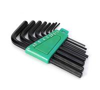 8 unids Allen Un Conjunto de Teclas HEXAGA Llave de Llaves Set Matte Fin Spanner Kit 1.5mm -6mm Llave Hexagonal