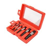 8 unids cromo vanadio acero dañado perno extractor de tornillos brocas tornillo removedor de tornillo roto extractor conjunto fácil quitar herramienta