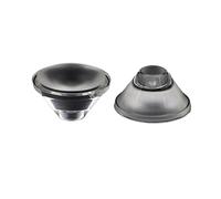 8 unids/Set 1W 3W 5W Lente LED diámetro 20MM Lente óptica PMMA Plana Transparente 5/10/ 15/30/ 45/60/ 90/120 Grados Raya/Superficie esmerilada(Frosted Surface,120 Degree)