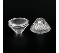 8 unids/Set 1W 3W 5W Lente LED diámetro 20MM Lente óptica PMMA Plana Transparente 5/10/ 15/30/ 45/60/ 90/120 Grados Superficie de Cuentas/Superficie Lisa for Elegir(Bead Surface,30 Degree)