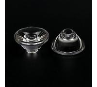 8 unids/Set 1W 3W 5W Lente LED diámetro 20MM Lente óptica PMMA Plana Transparente 5/10/ 15/30/ 45/60/ 90/120 Grados Superficie de Cuentas/Superficie Lisa for Elegir(Smooth Surface,30 Degree)