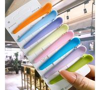 8 Unids/Set Accesorios Para El Cabello Pinzas Para El Cabello De Estilo De Salón Básico Para Mujeres Horquillas De Plástico Multicolor Antideslizantes