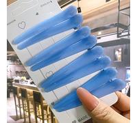 8 Unids/Set Accesorios Para El Cabello Pinzas Para El Cabello De Estilo De Salón Básico Para Mujeres Horquillas De Plástico Multicolor Antideslizantes