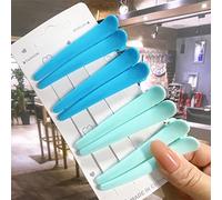 8 Unids/Set Accesorios Para El Cabello Pinzas Para El Cabello De Estilo De Salón Básico Para Mujeres Horquillas De Plástico Multicolor Antideslizantes