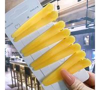 8 Unids/Set Accesorios Para El Cabello Pinzas Para El Cabello De Estilo De Salón Básico Para Mujeres Horquillas De Plástico Multicolor Antideslizantes