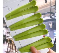 8 Unids/Set Accesorios Para El Cabello Pinzas Para El Cabello De Estilo De Salón Básico Para Mujeres Horquillas De Plástico Multicolor Antideslizantes