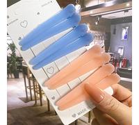 8 Unids/Set Accesorios Para El Cabello Pinzas Para El Cabello De Estilo De Salón Básico Para Mujeres Horquillas De Plástico Multicolor Antideslizantes