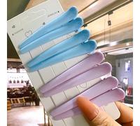 8 Unids/Set Accesorios Para El Cabello Pinzas Para El Cabello De Estilo De Salón Básico Para Mujeres Horquillas De Plástico Multicolor Antideslizantes