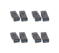 8 Unids Usb 3.0 Tipo A Hembra A Hembra Adaptador Acoplador Conector de Cambiador de Género