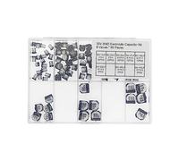 8 Valores total 95 Piezas 35 Condensadores electrolíticos SMD 10uF 22uF 33uF 47uF 100uF 22uF 330uF 470uF