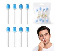 8 Varillas de Cera Depilatoria para Nariz, Diseño Integral para Eliminación Rápida de Vello Nasal, Ideal para Cuidado Personal en Casa y Viaje