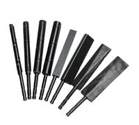 8 varillas de lijado con gancho y mandril de 5 mm para lima de vaivén de aire y sierra de cuerpo