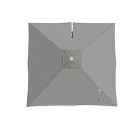 8 Varillas Toldo De Repuesto Para Sombrillas Voladizas Cuadrada 3x3m 2.5x2.5m, Lona Cubierta De Recambio Para Parasol Exterior Rectángulo 4x3m, Patio Mesa Jardín Piscina Playa(Top color,3X3m)