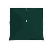 8 Varillas Toldo De Repuesto Para Sombrillas Voladizas Cuadrada 3x3m 2.5x2.5m, Lona Cubierta De Recambio Para Parasol Exterior Rectángulo 4x3m, Patio Mesa Jardín Piscina Playa(Dark green,3X3m)
