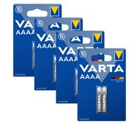 8 VARTA AAAA ALKALINE BATTERIES 4061 MINI 1.5V LR8D425 EXP 2025 SEPT NUEVO