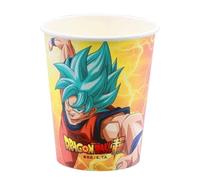 8 Vasos de cartón Dragon Ball Z