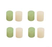8 vástagos fluorescentes de válvula de neumático para automóviles, SUV, camiones y motocicletas - ABS + tapas de válvula que brillan en la oscuridad con diámetro interior de 8 mm, para Easy-S (4