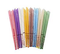 8 velas orgánicas de cera de abeja, todo natural, 8 unidades, cera de abeja natural, conos de humo