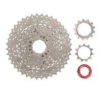 8 velocidad 11 40T Montaña Bike Acero Cassette Free Wheel Bicycle Silver para ciclismo de montaña
