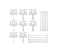8 Vertical Curtain Pulleys 8 Distance Plates Easy Replacement Accessories Vertical Blinds Accessories