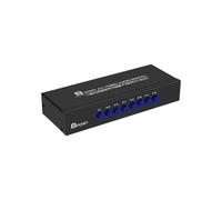 8-Way AV RCA Switcher 8 in 1 Out Composite Video L/R Selector Box for DVD