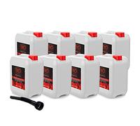 8 x 5 litros Bioetanol Premium con Embudo para chimeneas