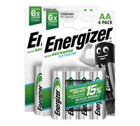 Energizer Baterías dobles recargables extremas AA Pack de 4 Verde