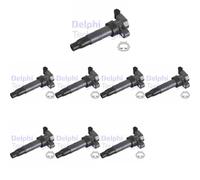 8 x bobina de encendido DELPHI para HYUNDAI, KIA CERATO II, EQUUS VI, GENESIS I