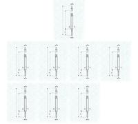 8 x Bujía de precalentamiento MAGNETI MARELLI para AUDI, PORSCHE, SEAT, SKODA,