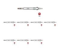 8 x Bujía de precalentamiento NGK para MERCEDES-BENZ, PUCH E VF210, G-MODELL