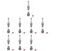 8 x Bujía NGK para AUDI, MERCEDES-BENZ, SEAT, SKODA, VW A4 B6, A4