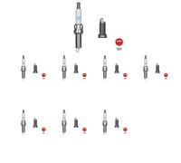 8 x Bujía NGK para BMW, CITROËN, MINI, PEUGEOT 1 F20, 1 F21