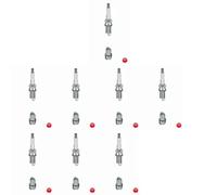 8 x Bujía NGK para CHEVROLET, DAEWOO, DAIHATSU, HONDA, HYUNDAI