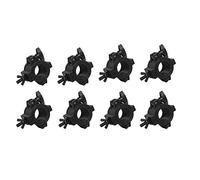 8 x Chauvet CLP-10 CLP10 - Abrazadera de iluminación para DJ (con insertos)