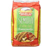 8 x Divella Semola Di Grano Duro Rimacinata sémola de trigo duro, 1 kg