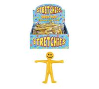 8 x NIÑOS NIÑOS AMARILLO SONRISA ELÁSTICA HOMBRES FIESTA BOLSA BOTÍN JUGUETES RELLENO ESTRÉS